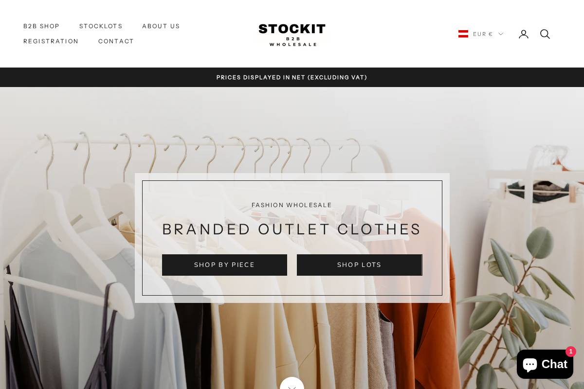 stockitb2b.com homepage screenshot