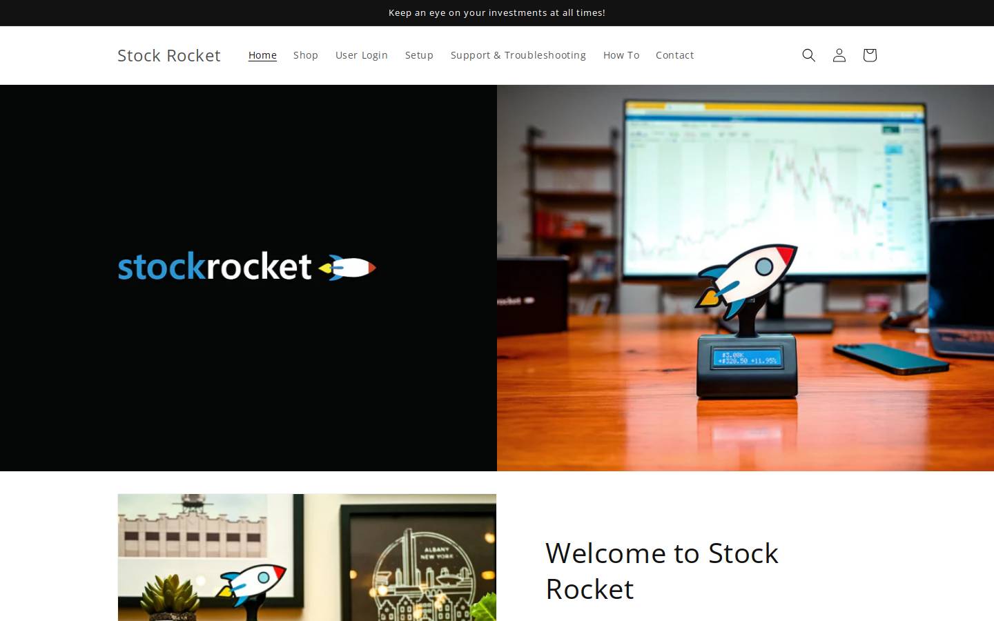 stockrocket.us homepage screenshot