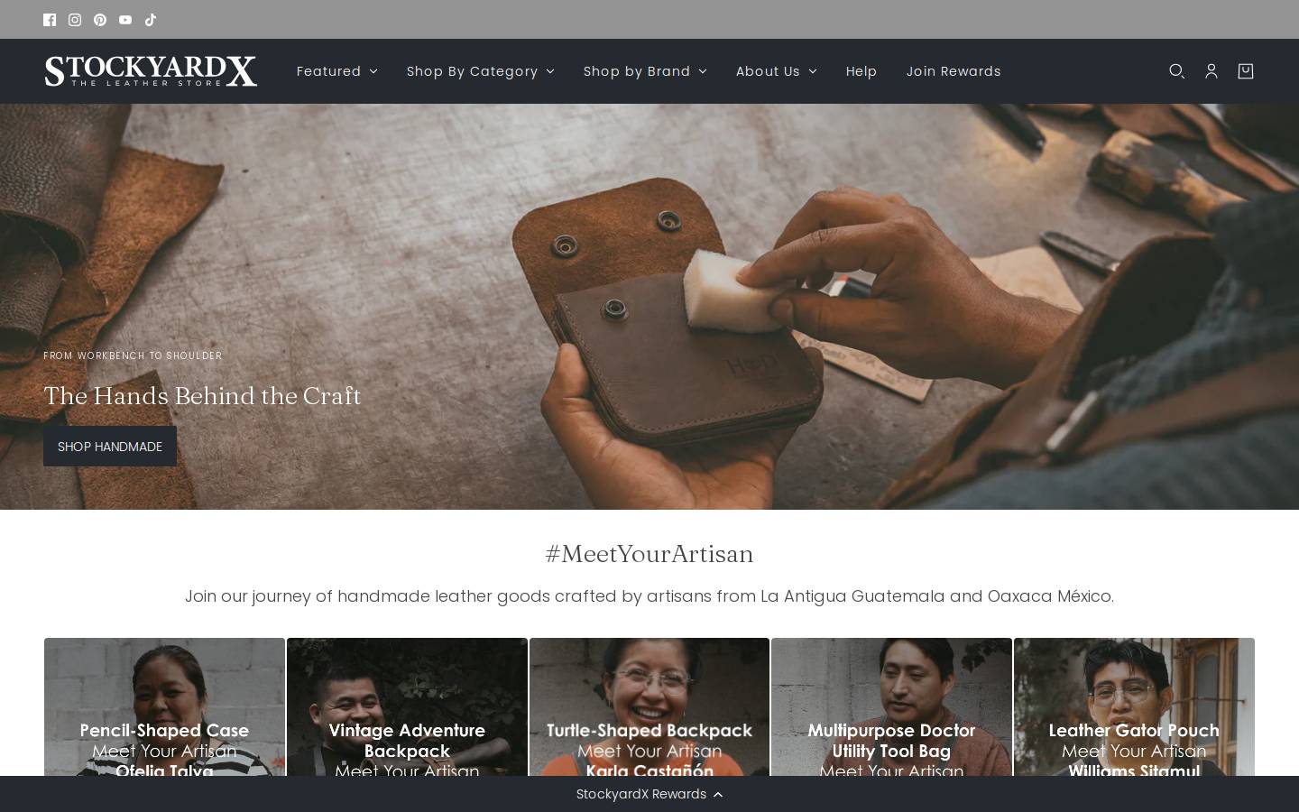 stockyardx.com homepage screenshot