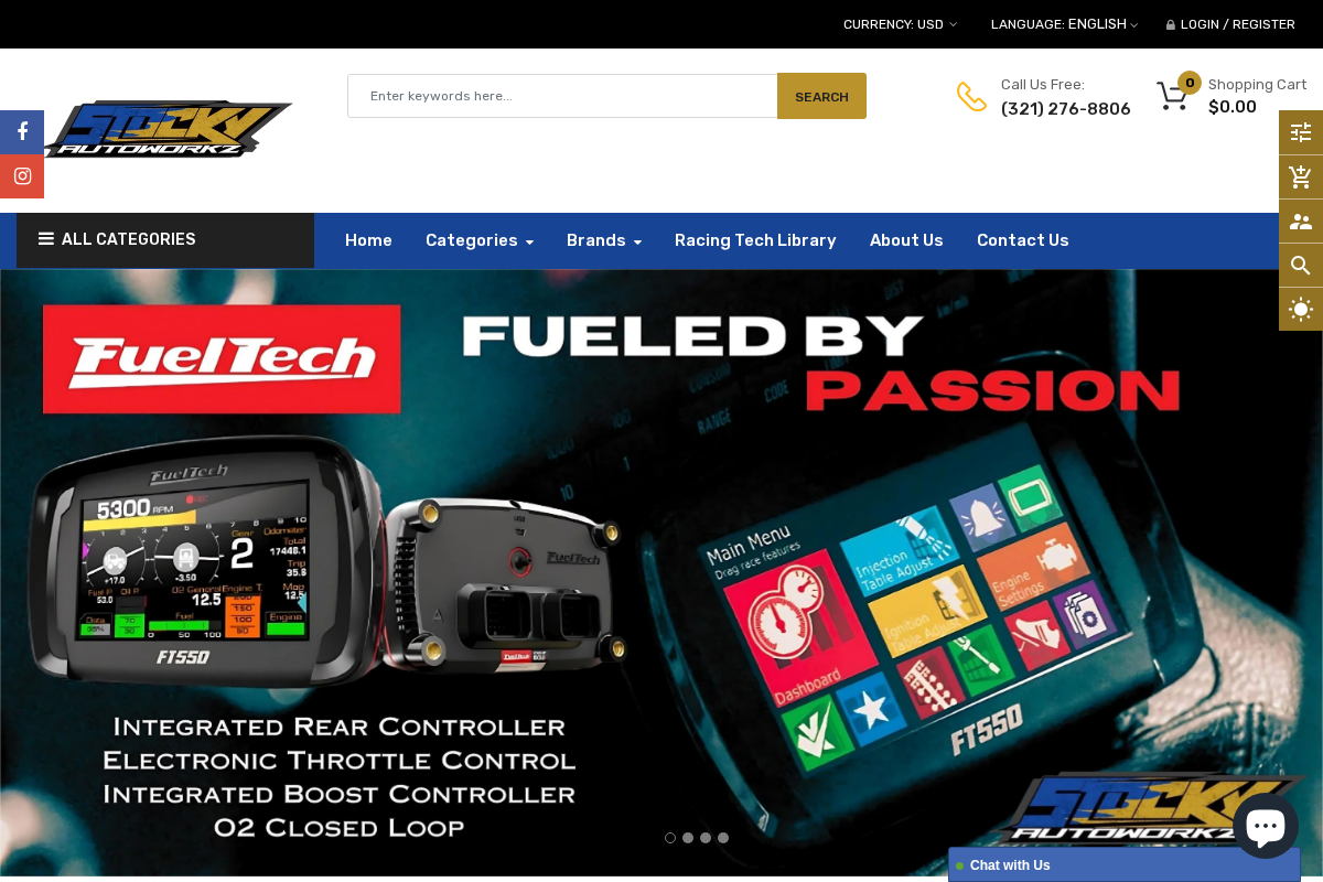 Stocky AutoWorks homepage screenshot