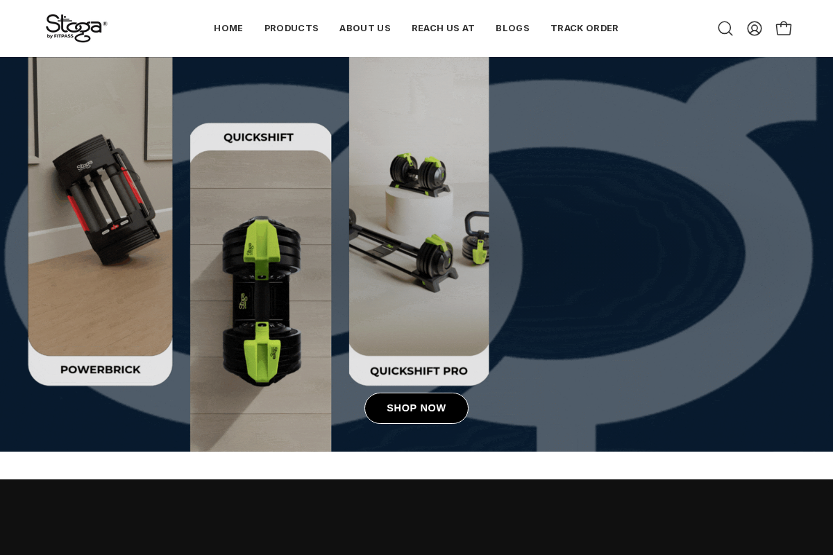 Stoga homepage screenshot