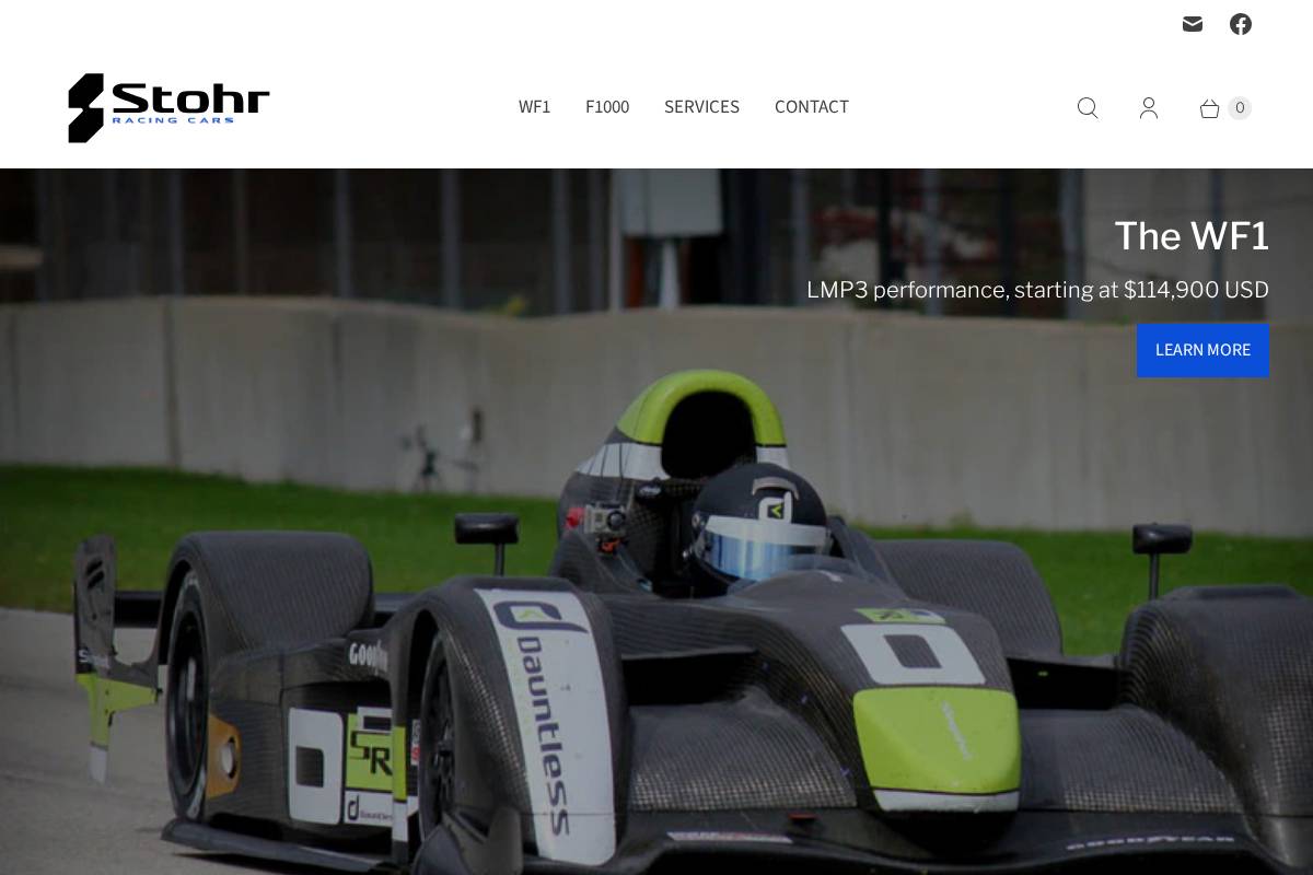 stohr.com homepage screenshot