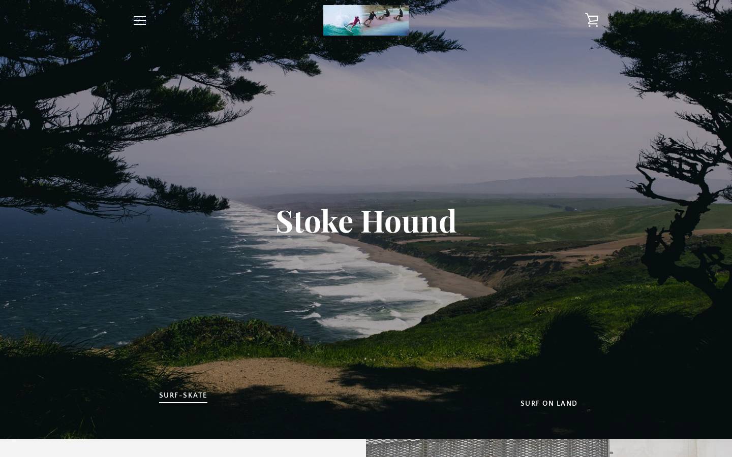 stokehound.com homepage screenshot