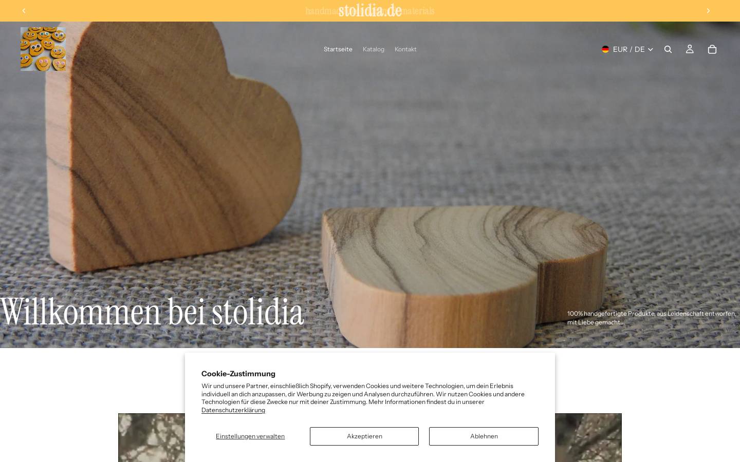stolidia.de homepage screenshot