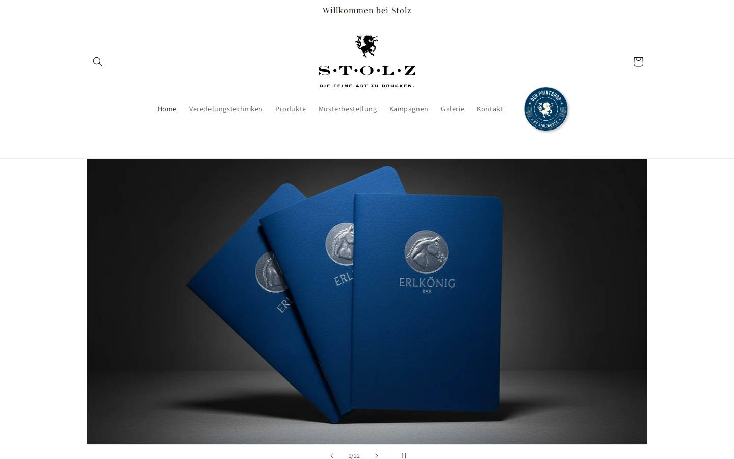 stolz.de homepage screenshot