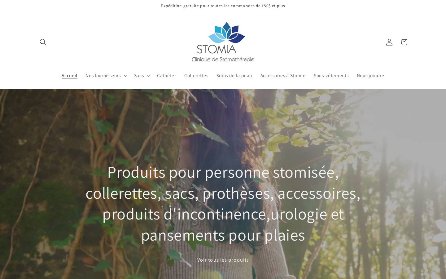 stomia.com homepage screenshot