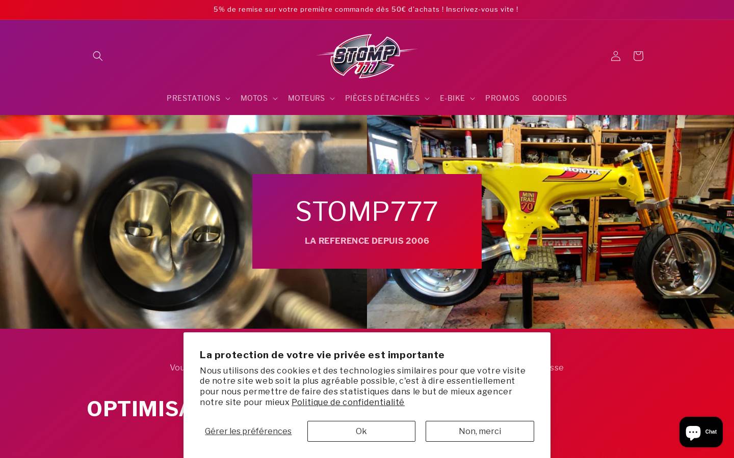 stomp777.com homepage screenshot
