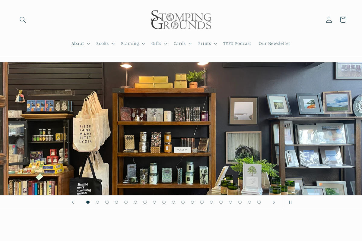 stompinggrounds.com homepage screenshot