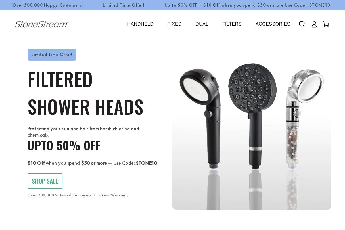 Stone Stream homepage screenshot