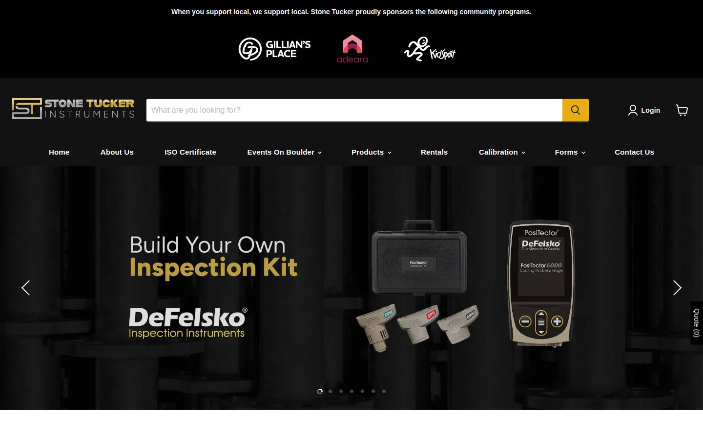 stone-tucker.com homepage screenshot