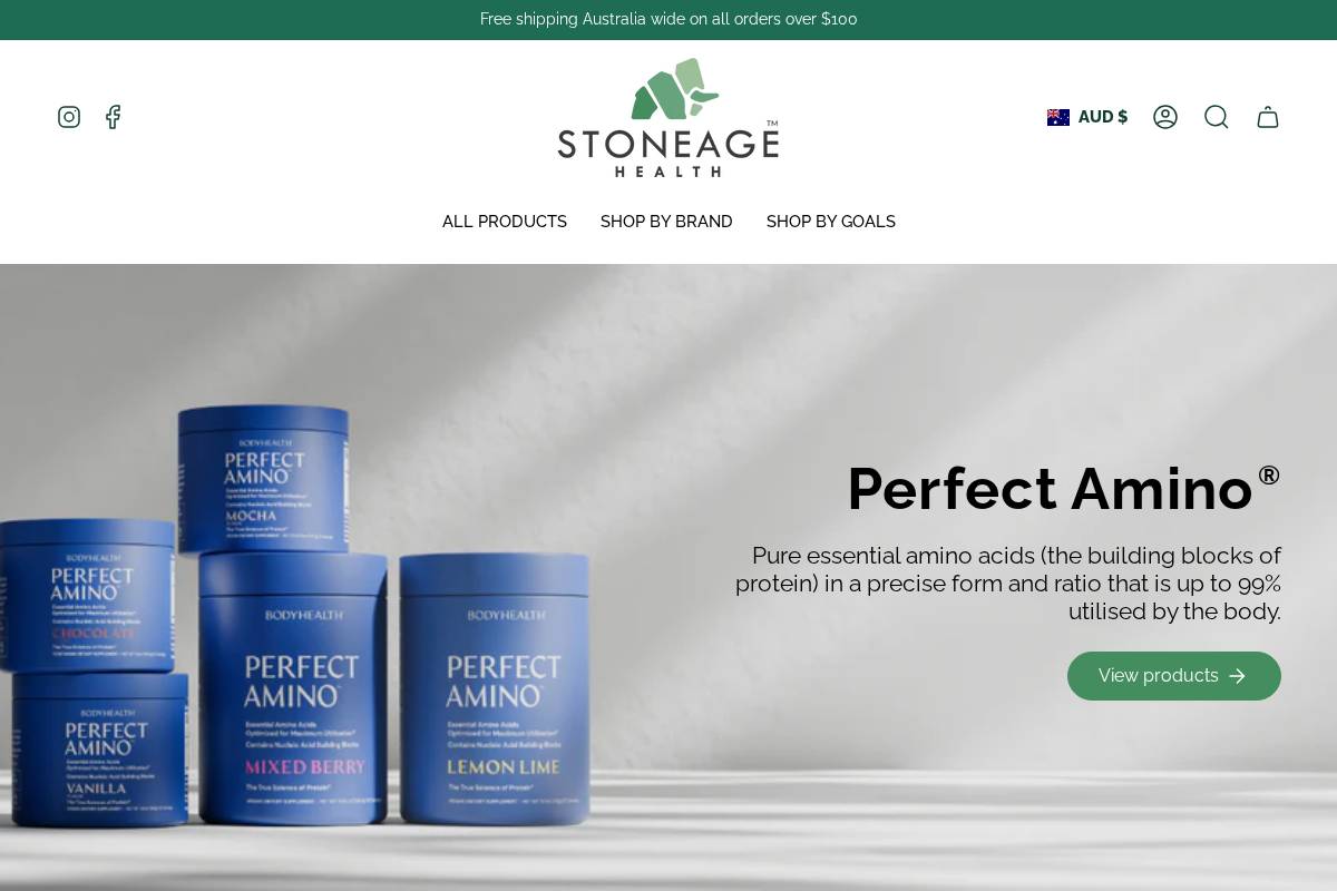 Stoneagehealth homepage screenshot
