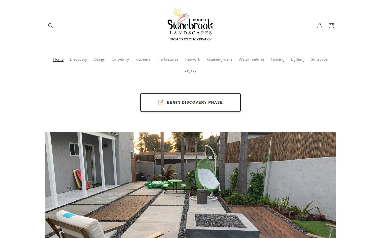 stonebrooklandscapes.com homepage screenshot