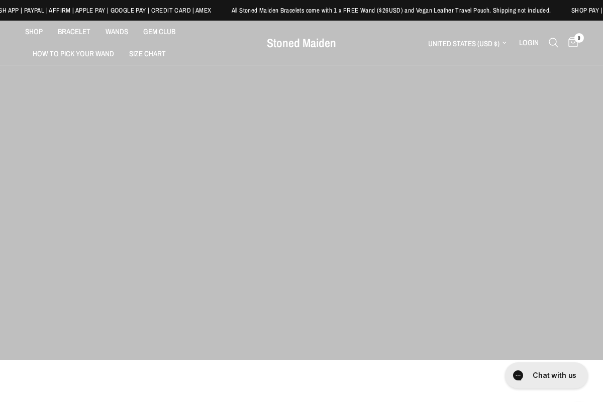 stonedcrystals.com homepage screenshot