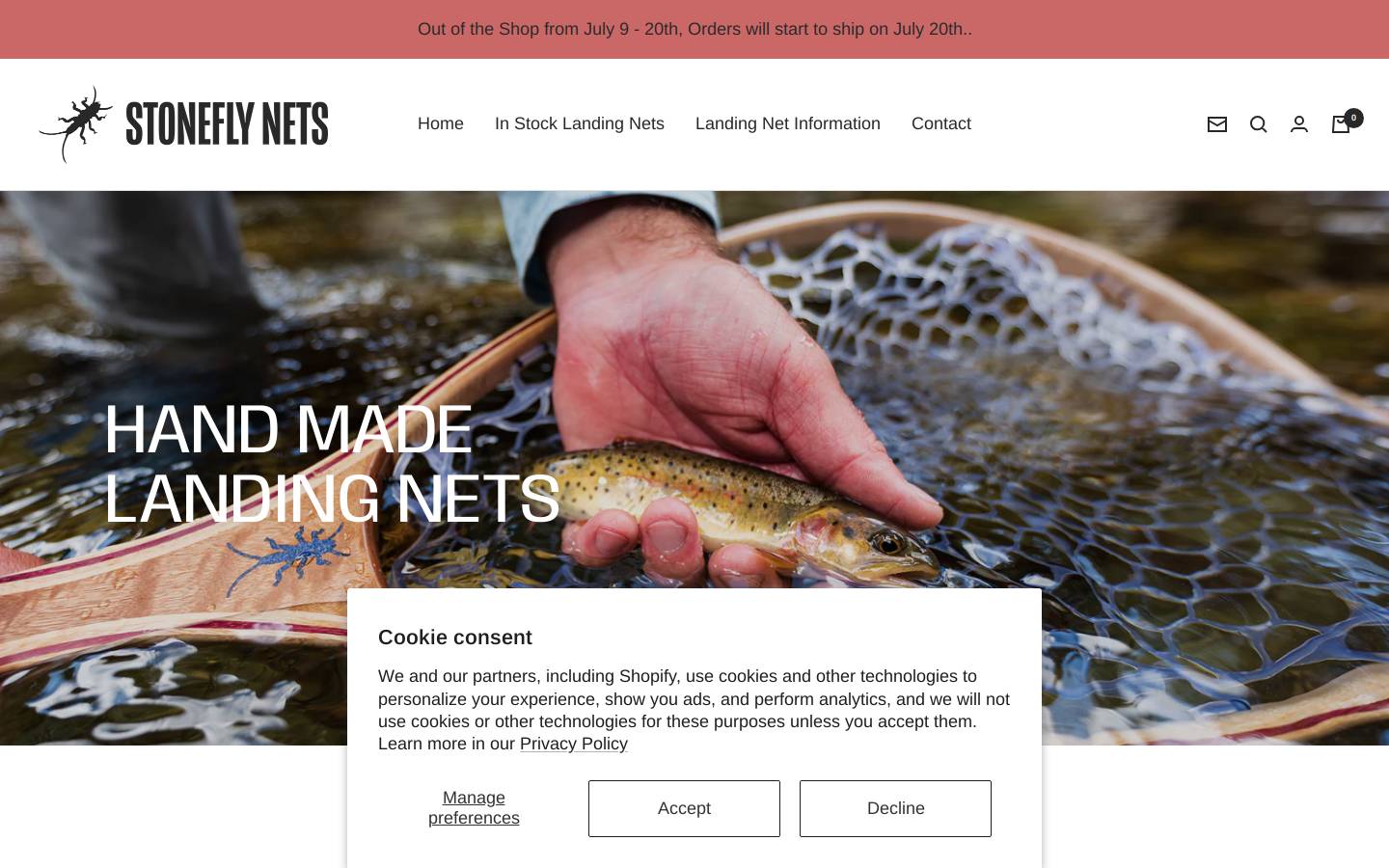stoneflynets.com homepage screenshot