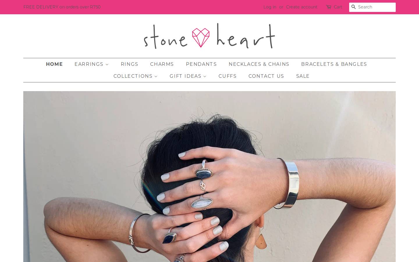 stoneheart.co.za homepage screenshot