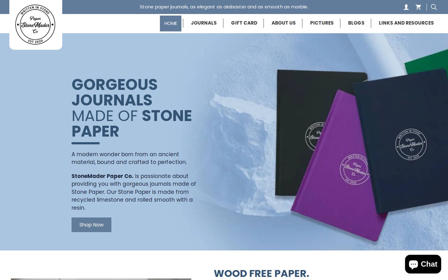 stonemader.com homepage screenshot