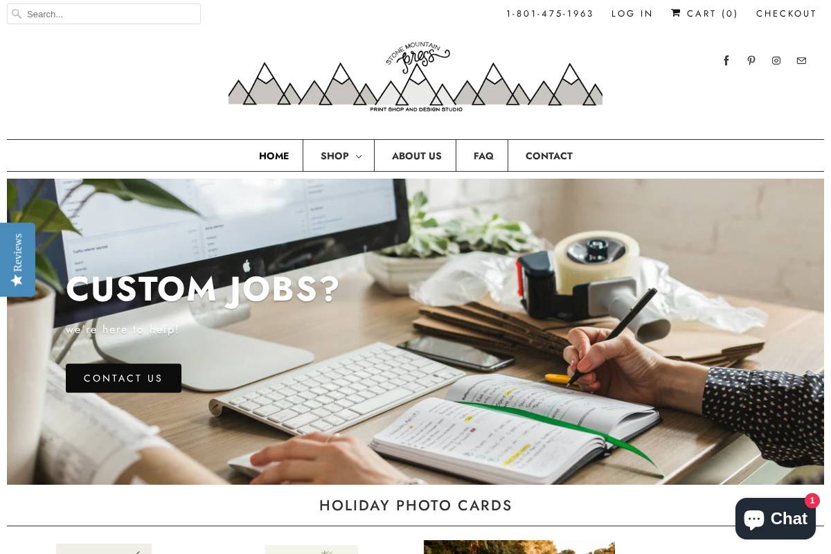 stonemountainpress.com homepage screenshot