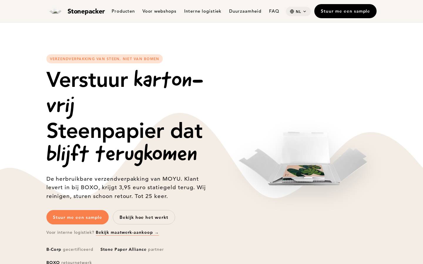 stonepacker.com homepage screenshot