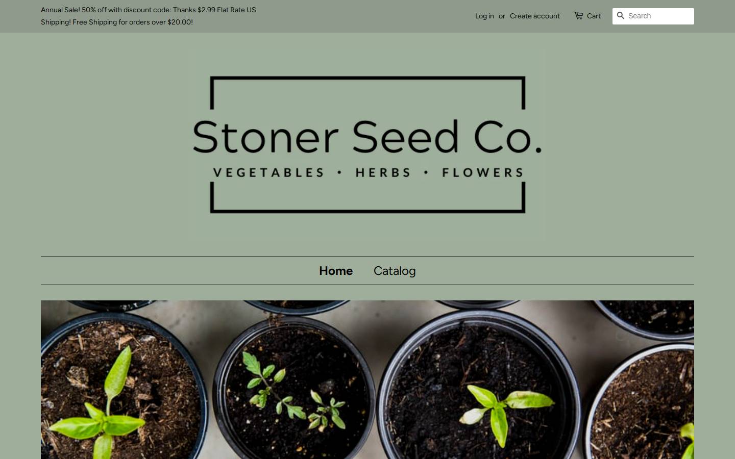 stonerseedco.com homepage screenshot