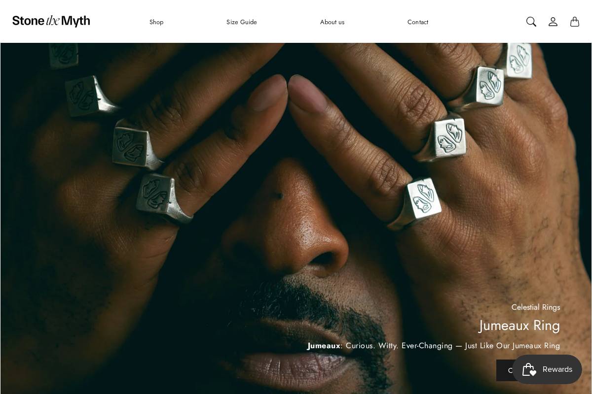 stonethemyth.com homepage screenshot