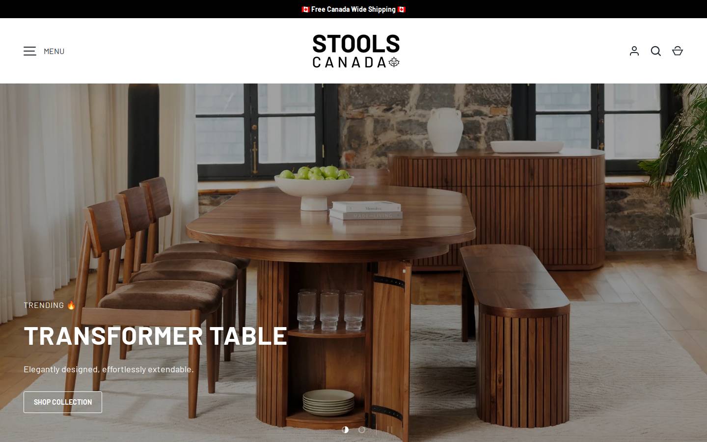 stoolscanada.ca homepage screenshot