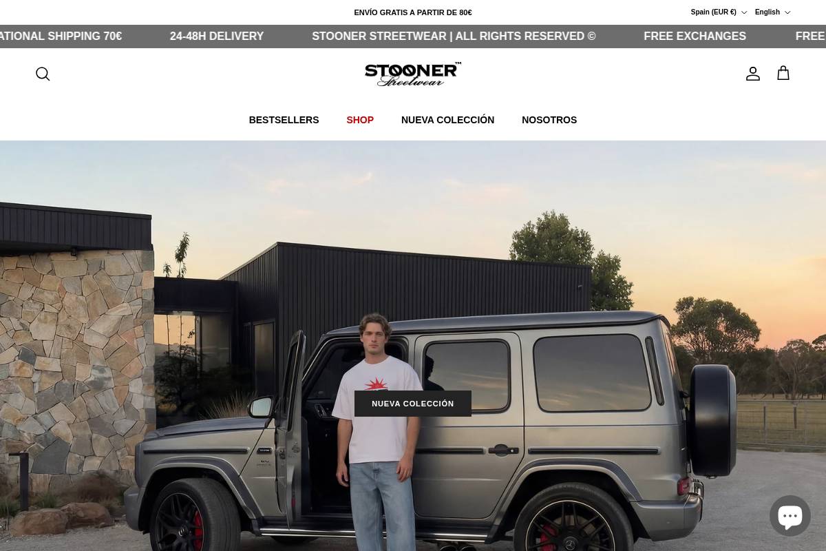 Stooner  homepage screenshot