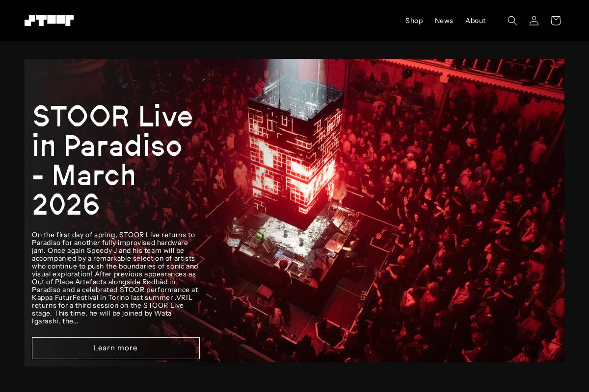 stoor.net homepage screenshot