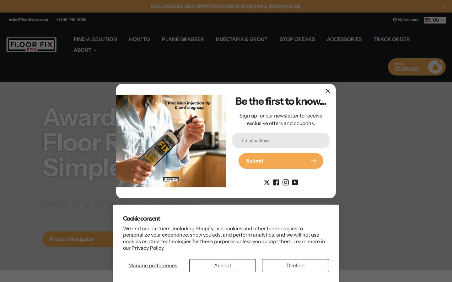 stopcreak.com homepage screenshot
