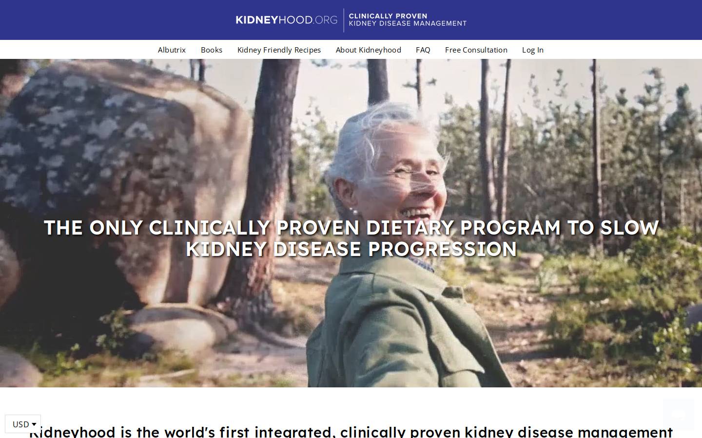 stoppingkidneydisease.com homepage screenshot