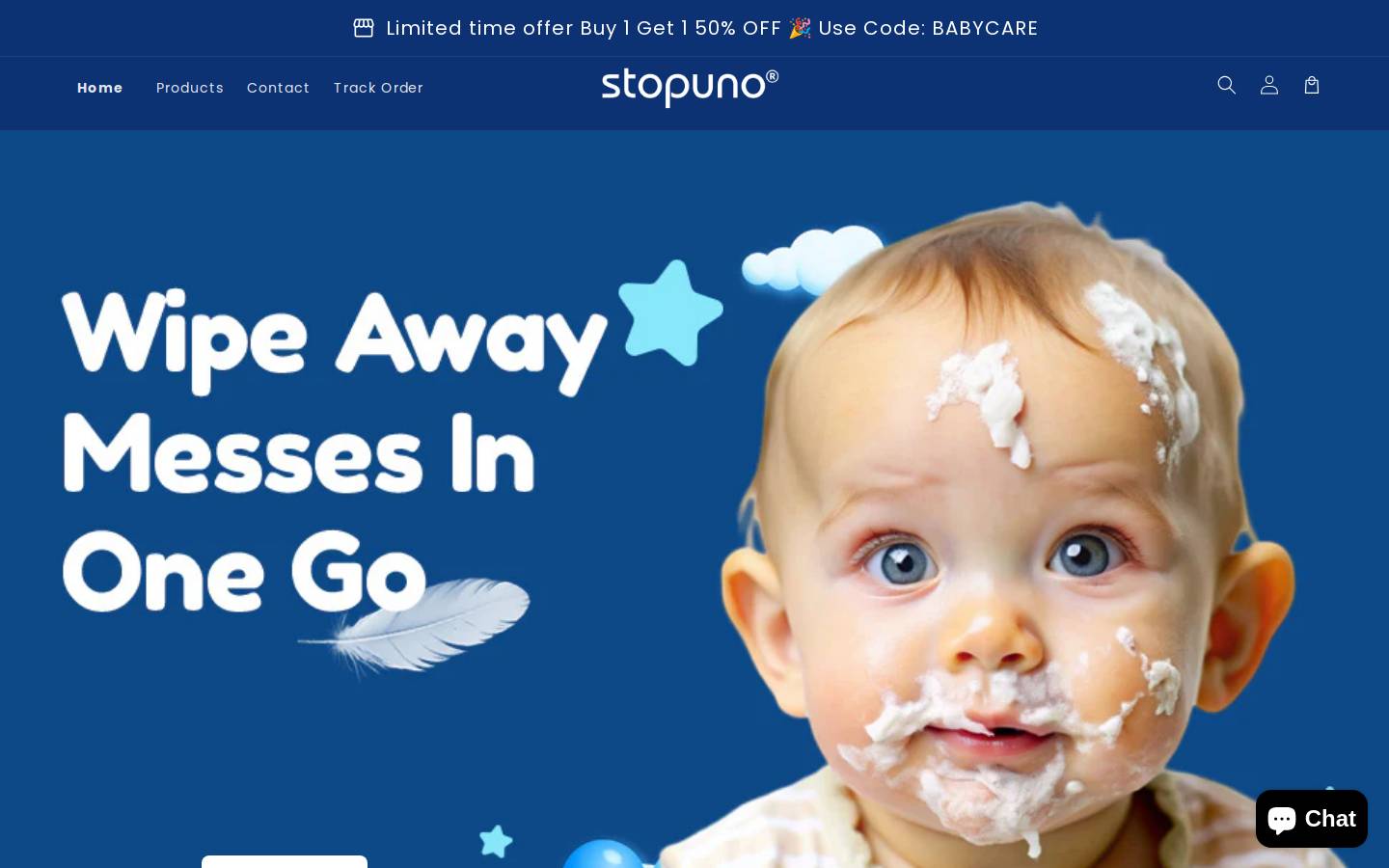 stopunoessentials.com homepage screenshot