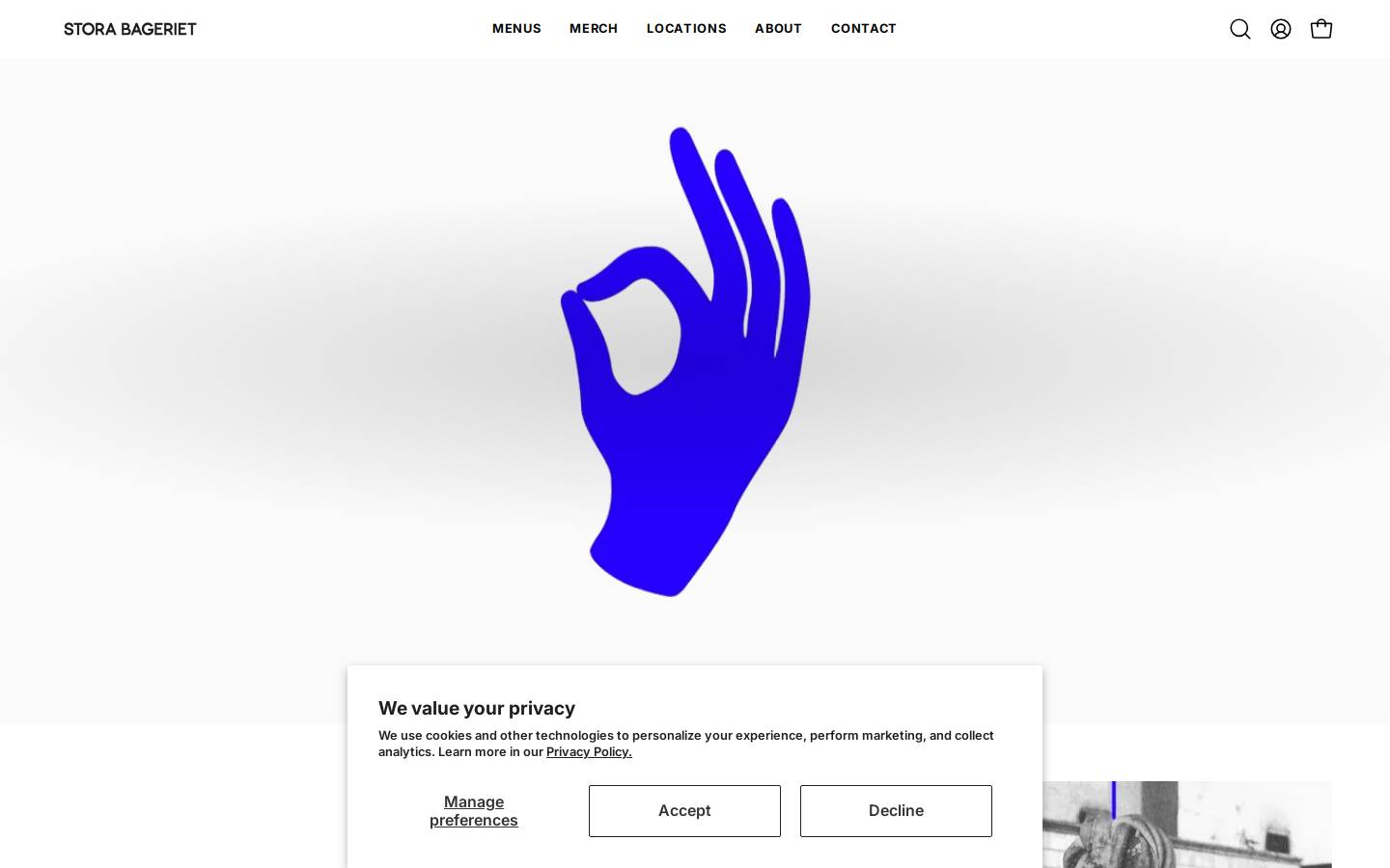storabageriet.com homepage screenshot