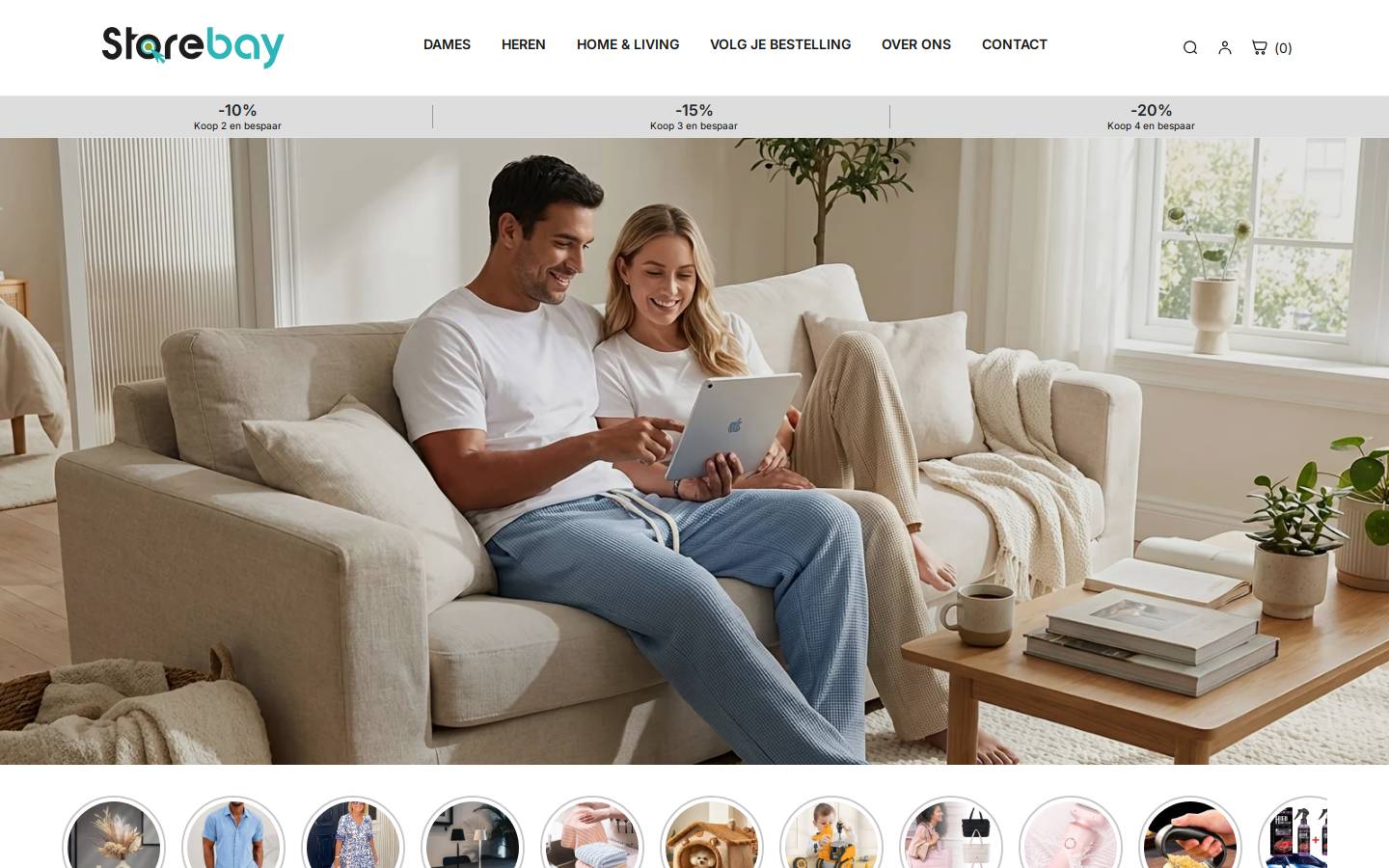 Store Bay homepage screenshot