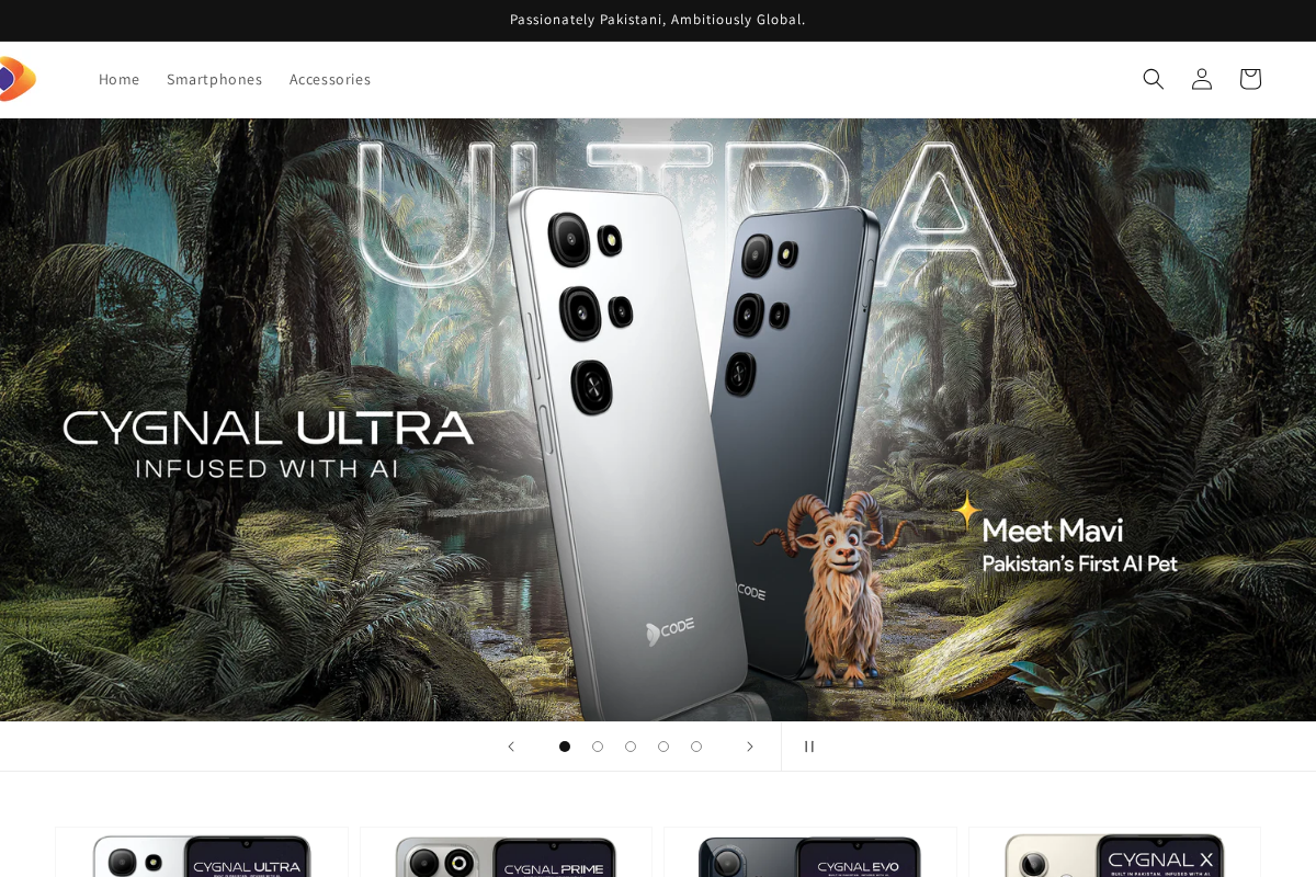 DCODE-PAKISTAN homepage screenshot