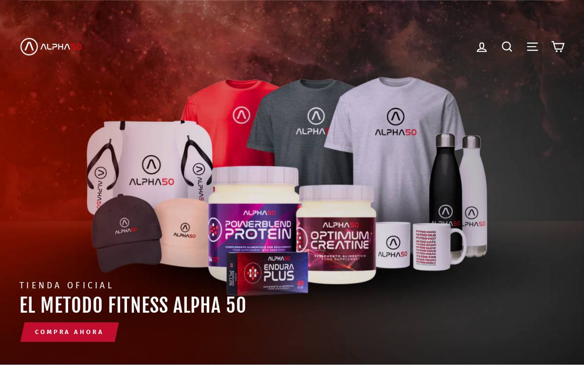 store.luisalpha50.com homepage screenshot