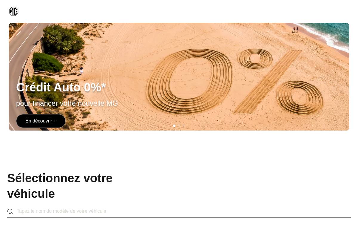 store.mgmotor.fr homepage screenshot
