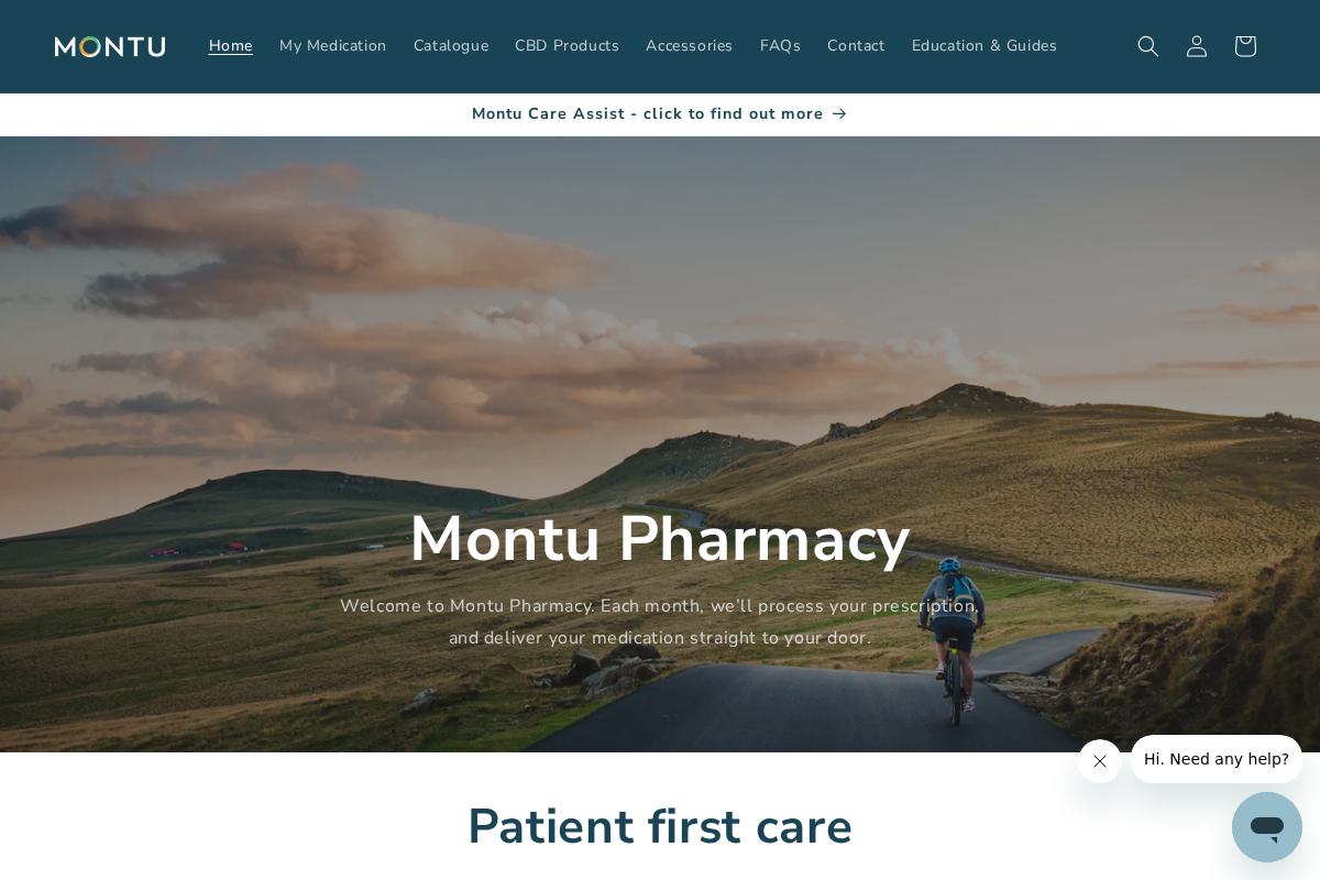 store.montu.uk homepage screenshot