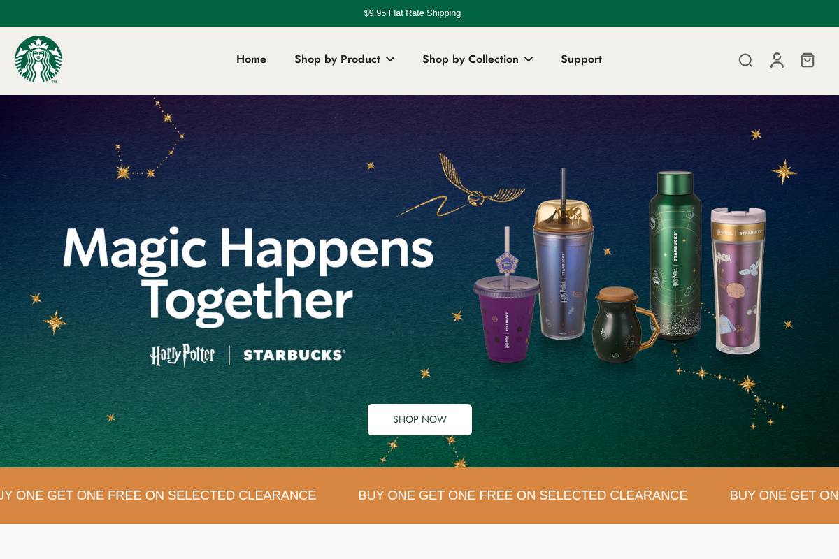 store.starbucks.com.au homepage screenshot