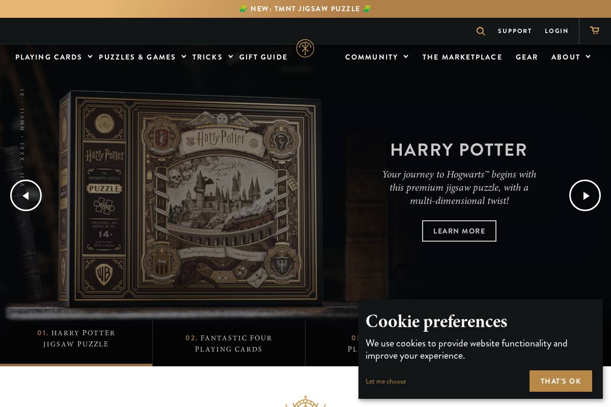 store.theory11.com homepage screenshot