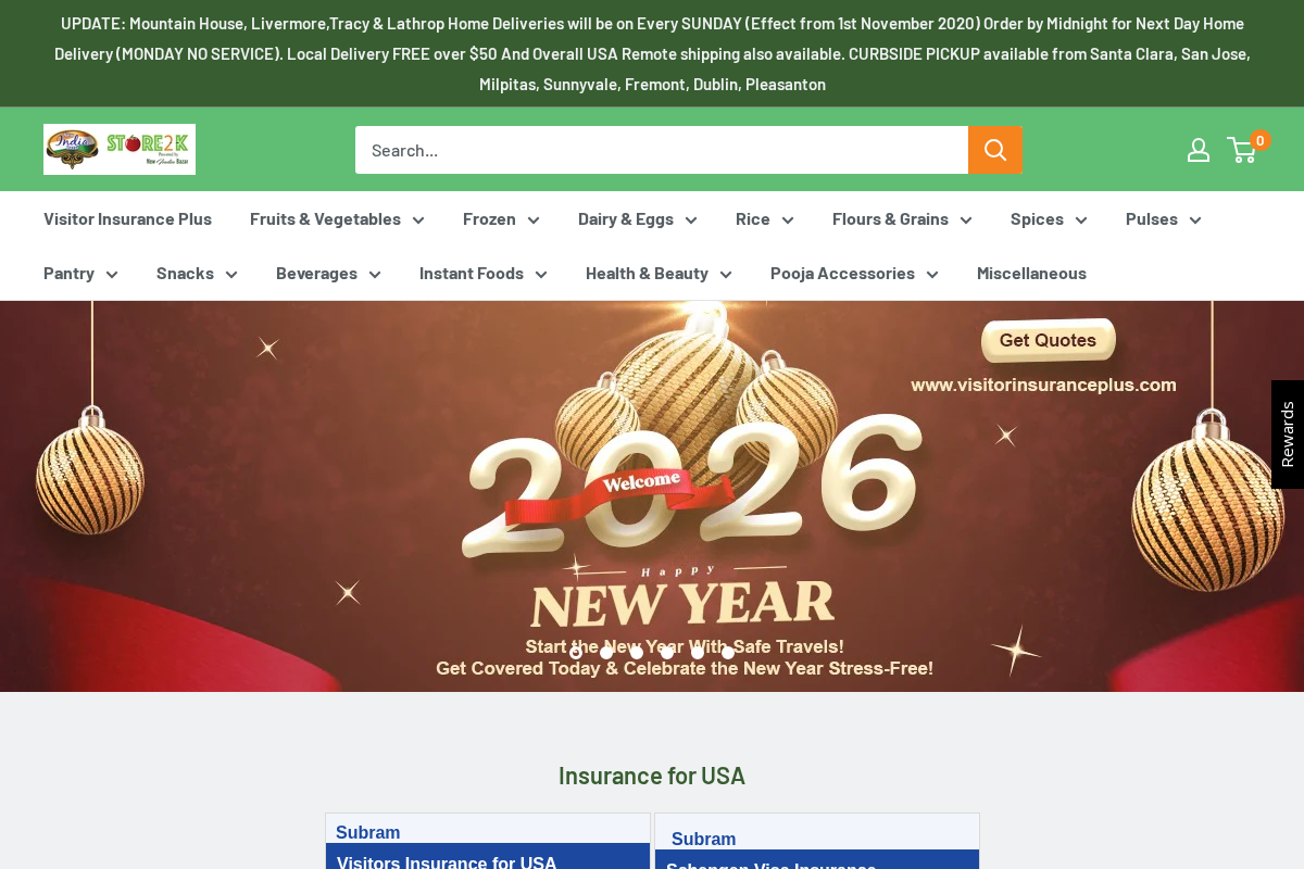 Store2K homepage screenshot