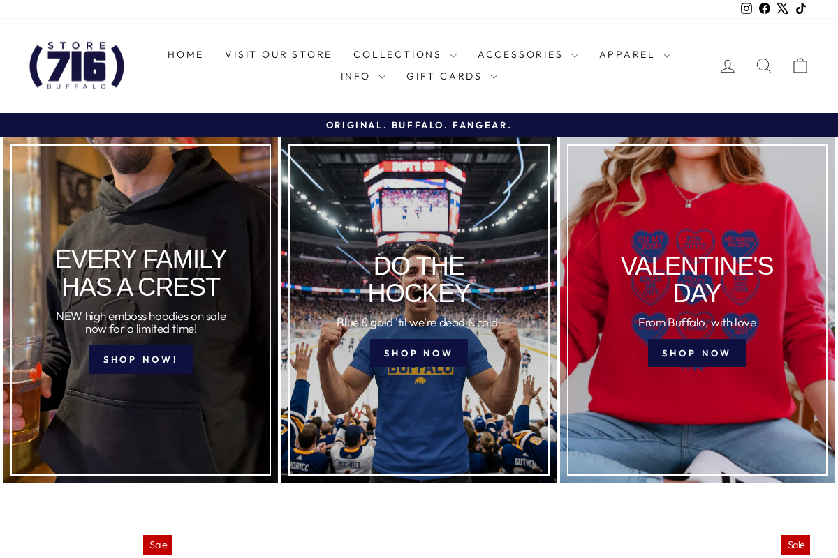 Store716 homepage screenshot
