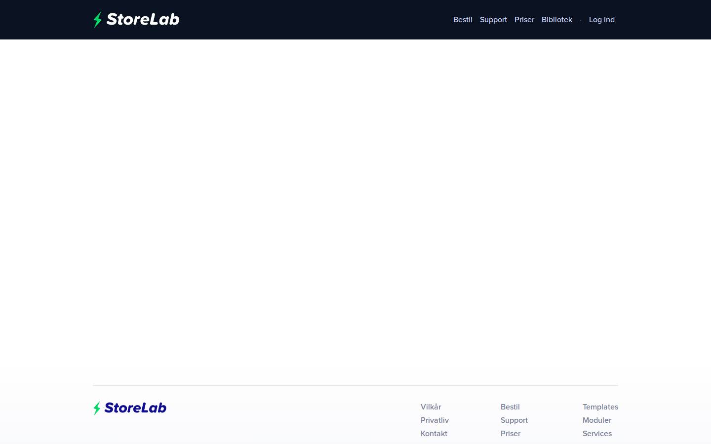 storelab.io homepage screenshot