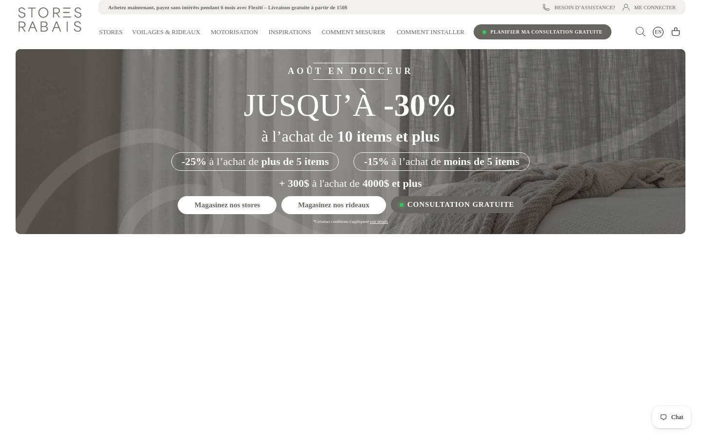 storesrabais.com homepage screenshot