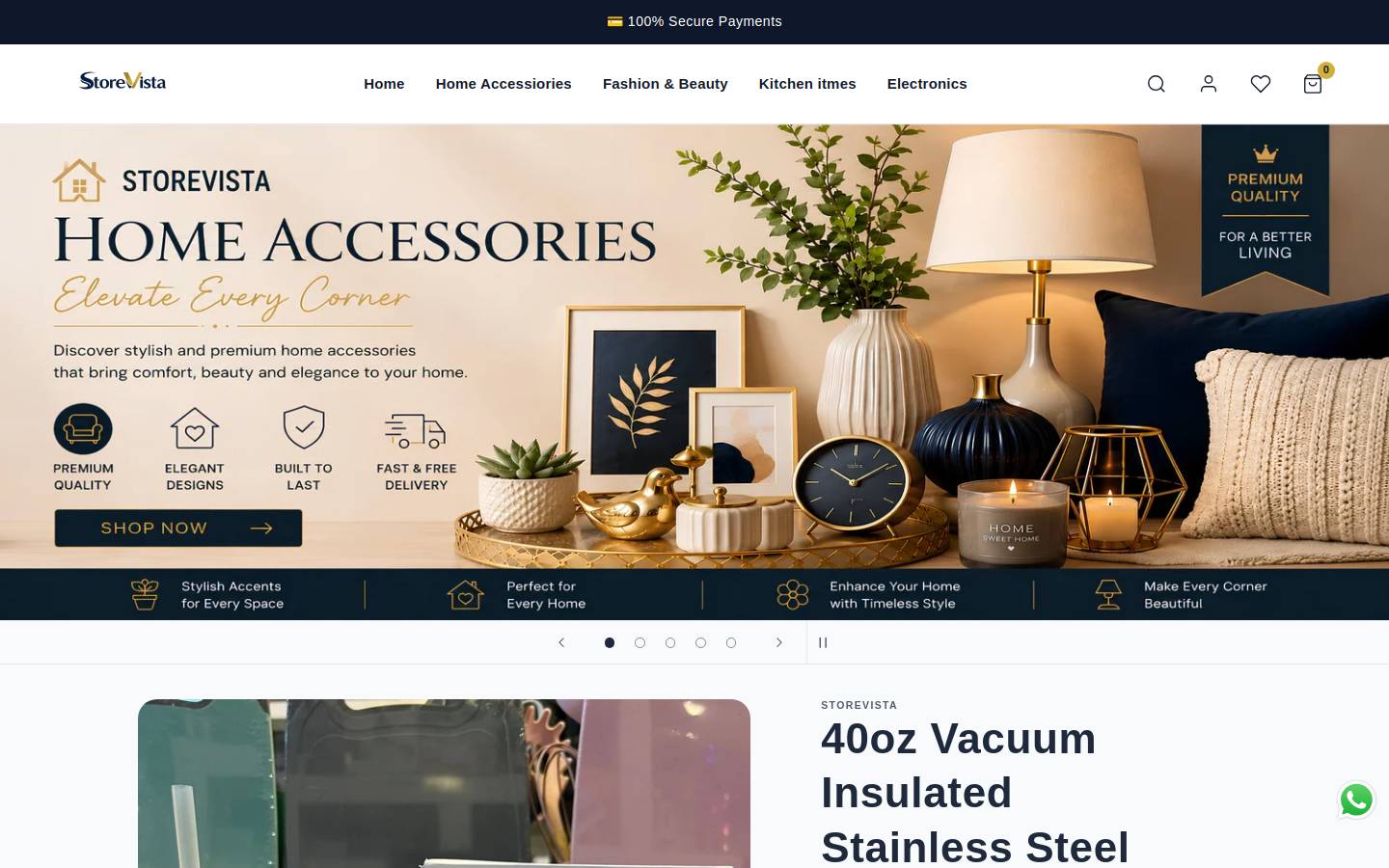 storevista.shop homepage screenshot