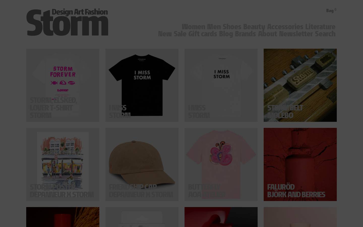 Storm Copenhagen homepage screenshot