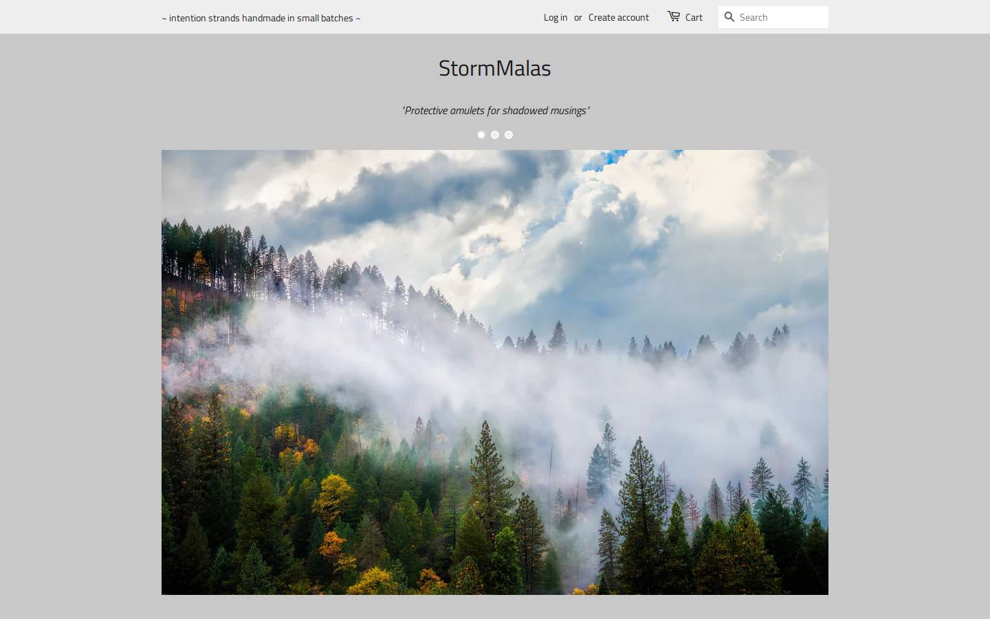 stormmalas.com homepage screenshot