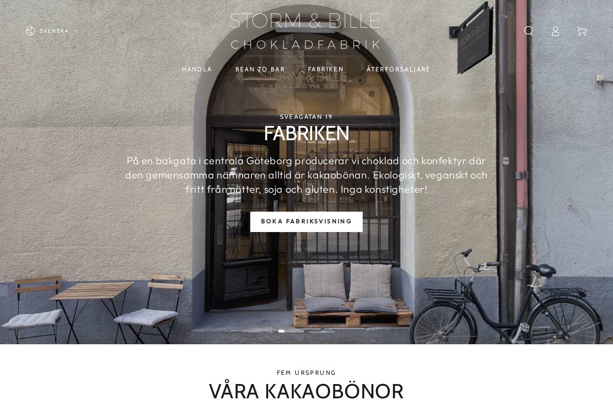 stormochbille.se homepage screenshot