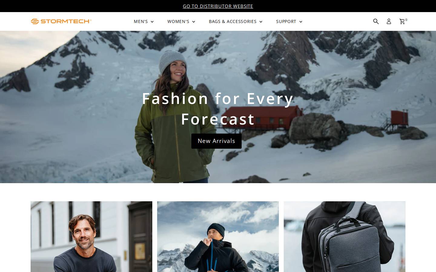 Stormtech Factory Outlet - Toronto homepage screenshot
