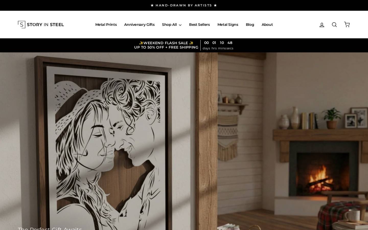 Story In Steel homepage screenshot