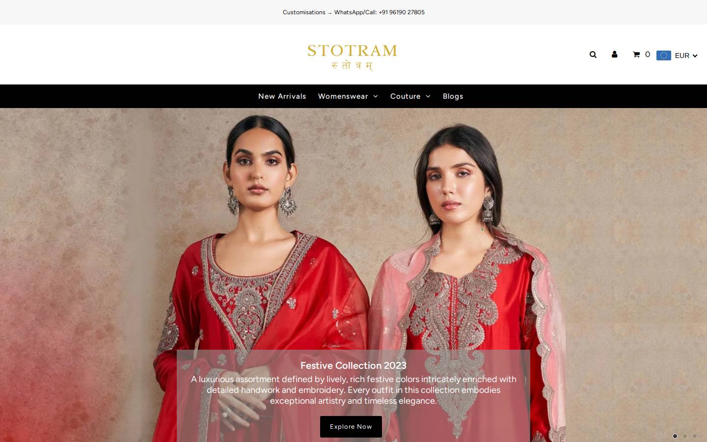 stotram.com homepage screenshot