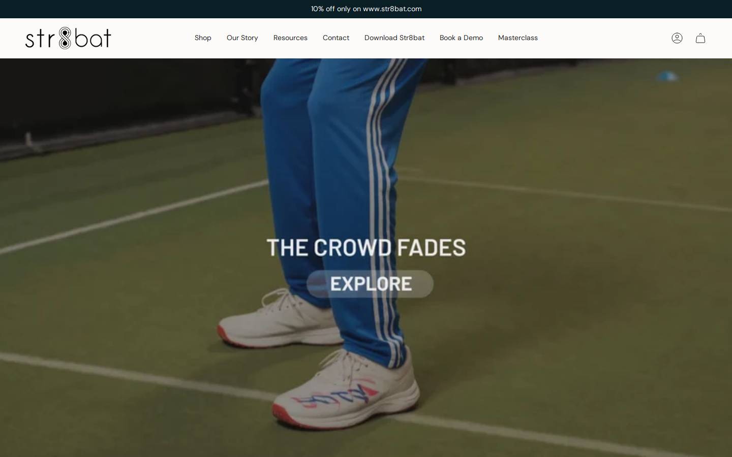 str8bat.com homepage screenshot